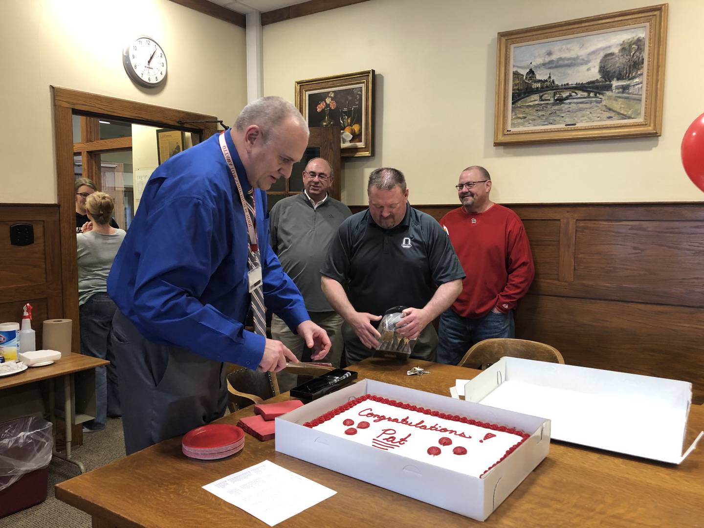The Illinois Principals Association and Horace Mann named Ottawa High School Principal Patrick Leonard its Principal of the Year for the entire state.