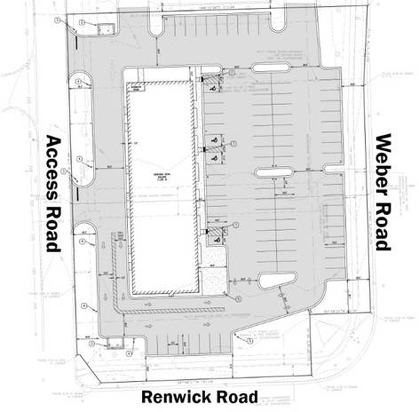 On Wednesday evening, a concept plan to build a 11,254 square foot, seven-unit retail building on the northwest corner of Weber Road and Renwick Road went before the Romeoville village board.
