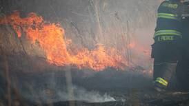 14 acres, farm machinery burn in Harvard-area fire, 3rd uncontrolled brush fire in recent weeks in county