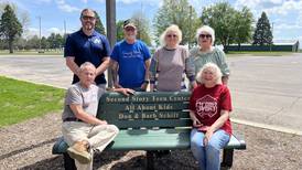 Princeton couple donate bench to Zearing Park playground