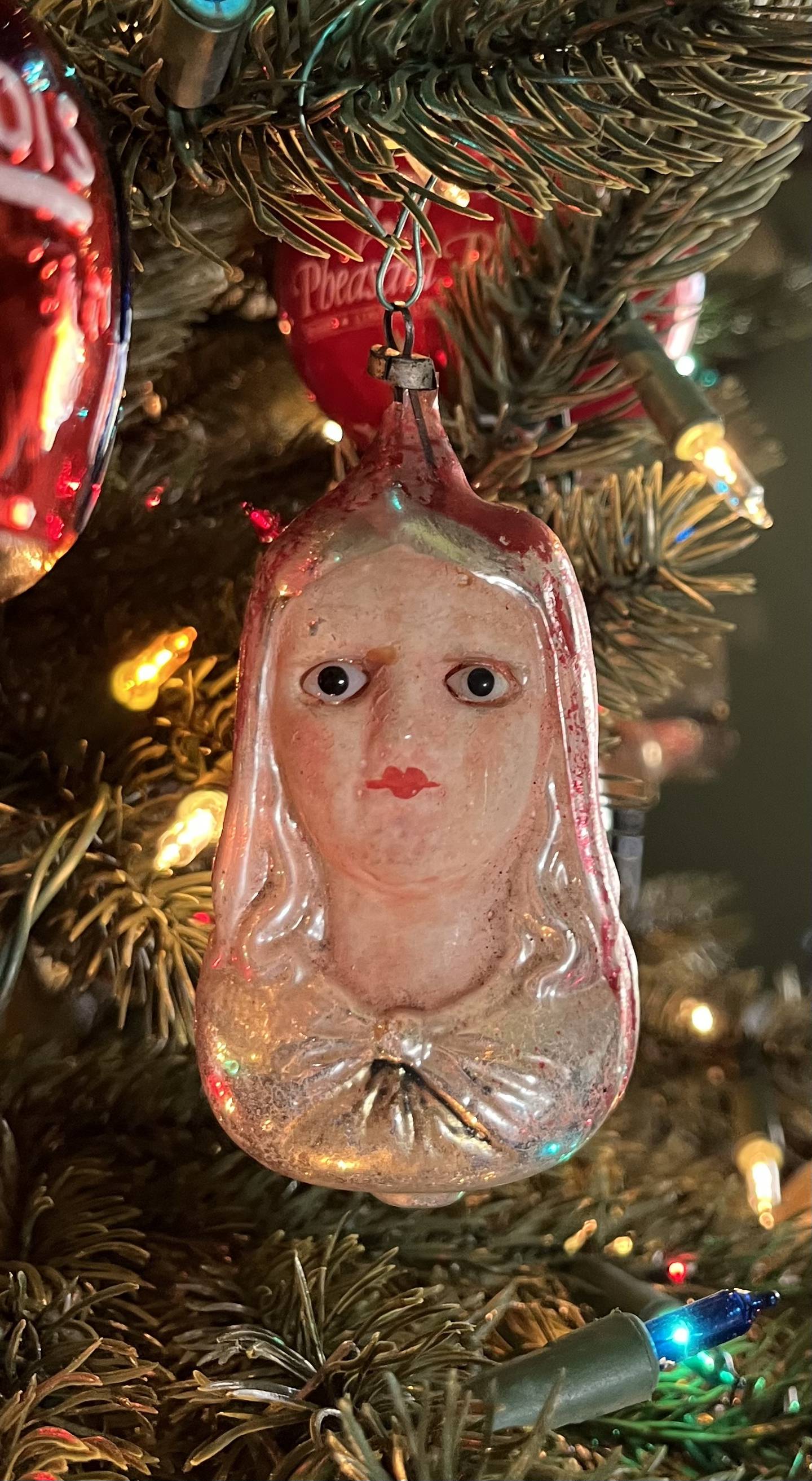 A Christmas ornament submitted by Laurie Schryver.