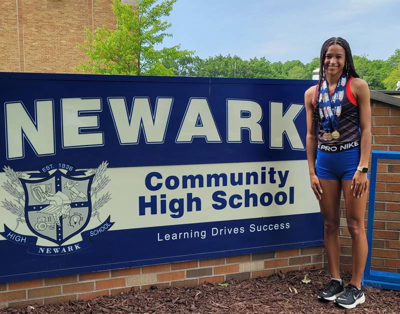Newark senior Kiara Wesseh is the 2024 Record Newspapers Girls Track and Field Athlete of the Year.