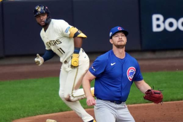 Cubs’ risky pitching decision backfires as Brewers roll in Game 1