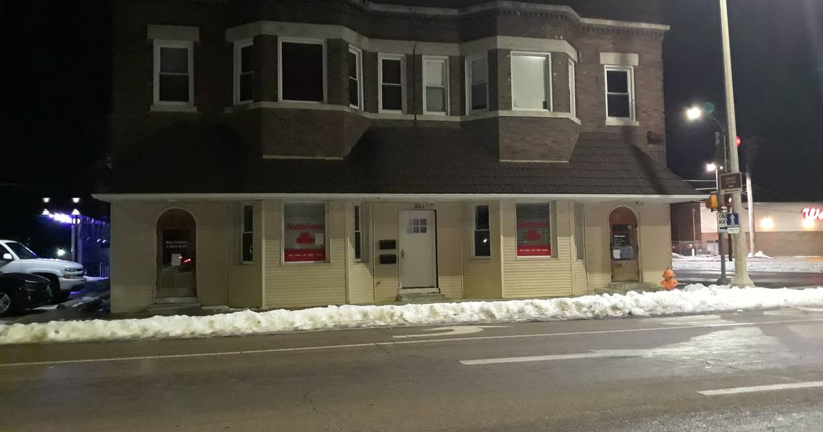 Streator Plan Commission facade grant at State Farm