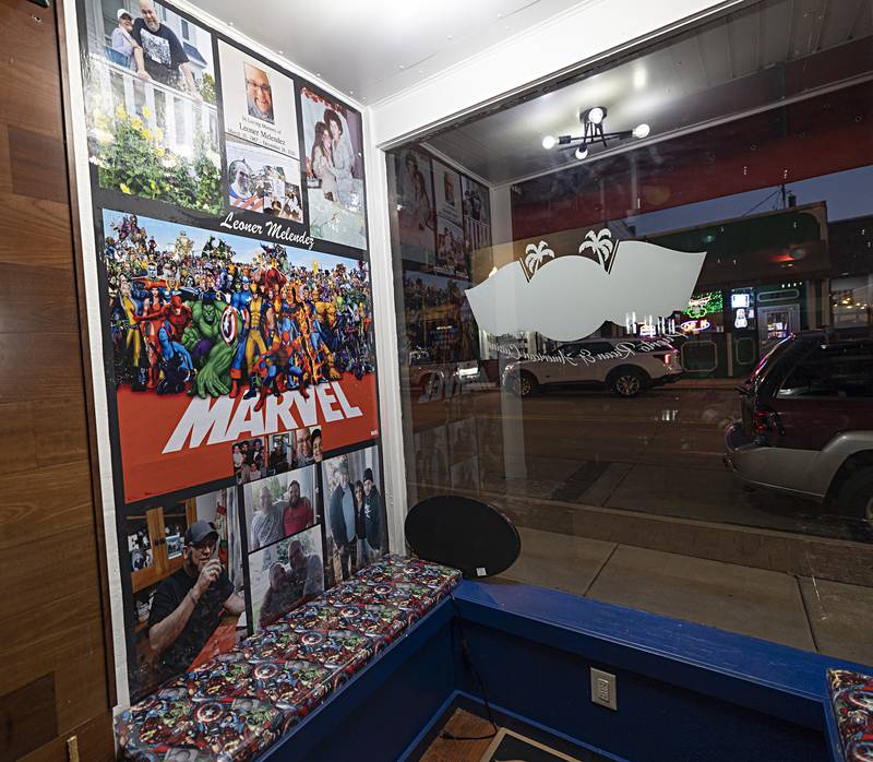 Leo’s Marvelous Bites is named after the owner’s brother Leo Melendez. A corner nook is dedicated to him.