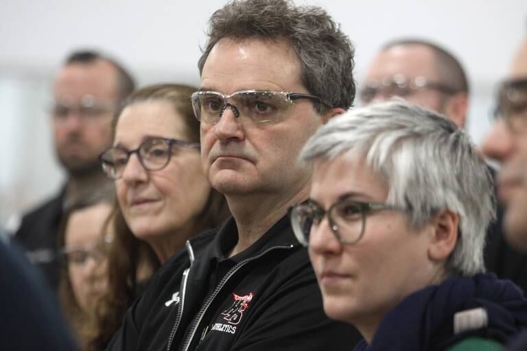 Educators from Harvard and Huntley listen at Flocon Solutions during a Monday kick-off event for the ABC influencers, who are affiliated with the Community Foundation for McHenry County. “ABC" stands for "Area Business Connect,” and the event included tours and Q&A sessions at MAC Automation Concepts and Flocon Solutions  in Woodstock.