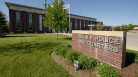 Are DeKalb County police agencies in compliance with Illinois TRUST and VOICES acts?