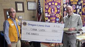 Oregon Lions Club donates to Chana Education Center