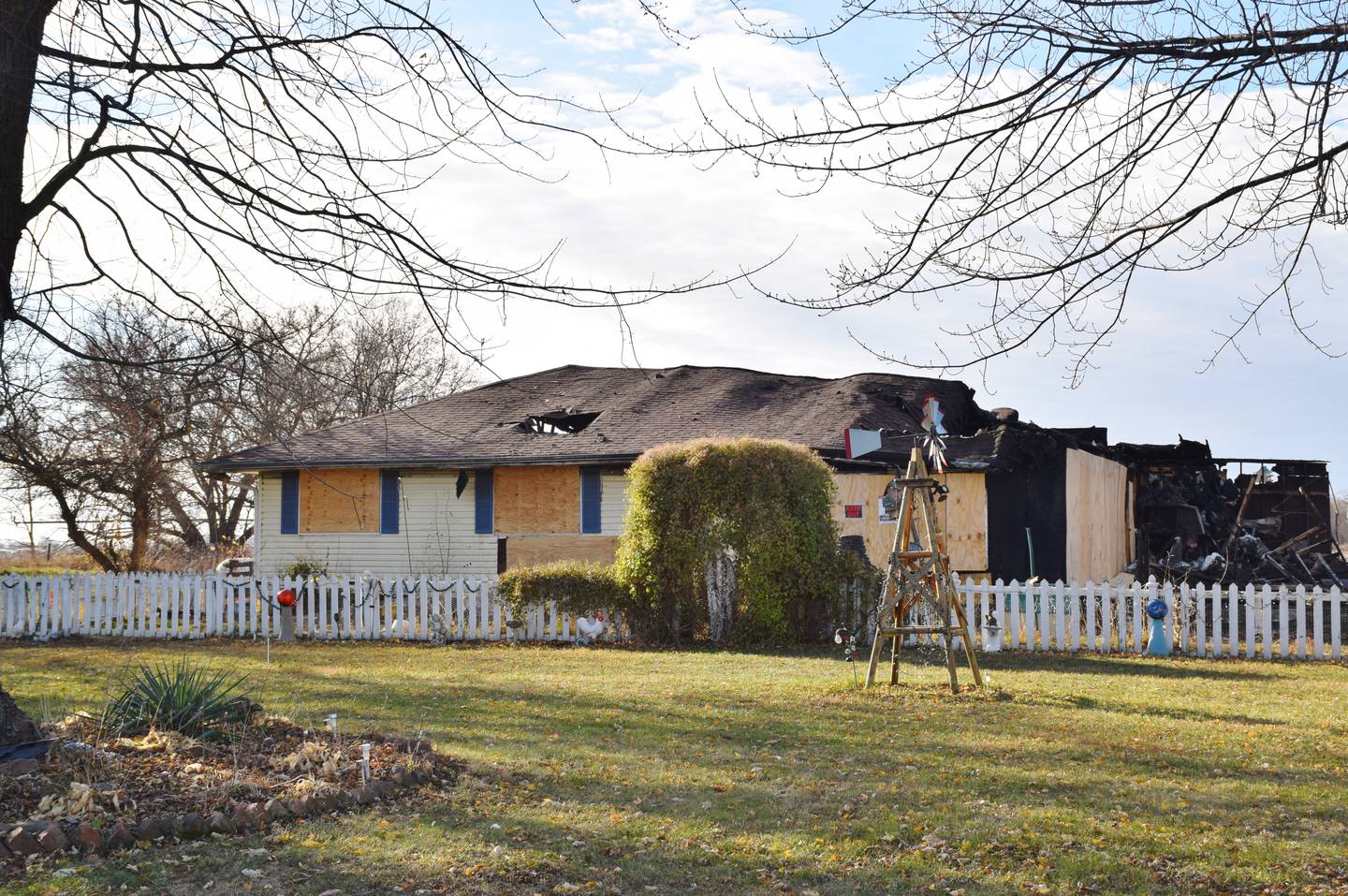 A fire that occurred at 10031 Ridge Road in rural Rock Falls was responded to by 13 departments and a CGH EMS support unit. The family in residence and their pets escaped safely; however, the fire led to the death of Sterling Fire Department Lt. Garrett Ramos.