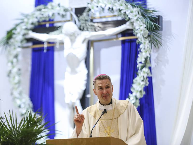 Who’s in charge at Joliet diocese with Bishop Hicks now in New York?