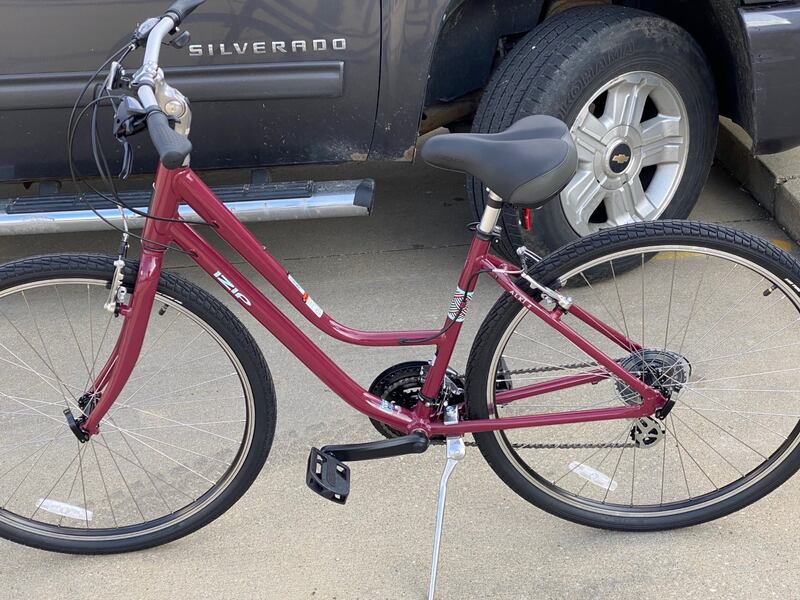Columnist Scott Reeder caught grief from a salesperson when he referred to this bicycle as a “girls bike.”