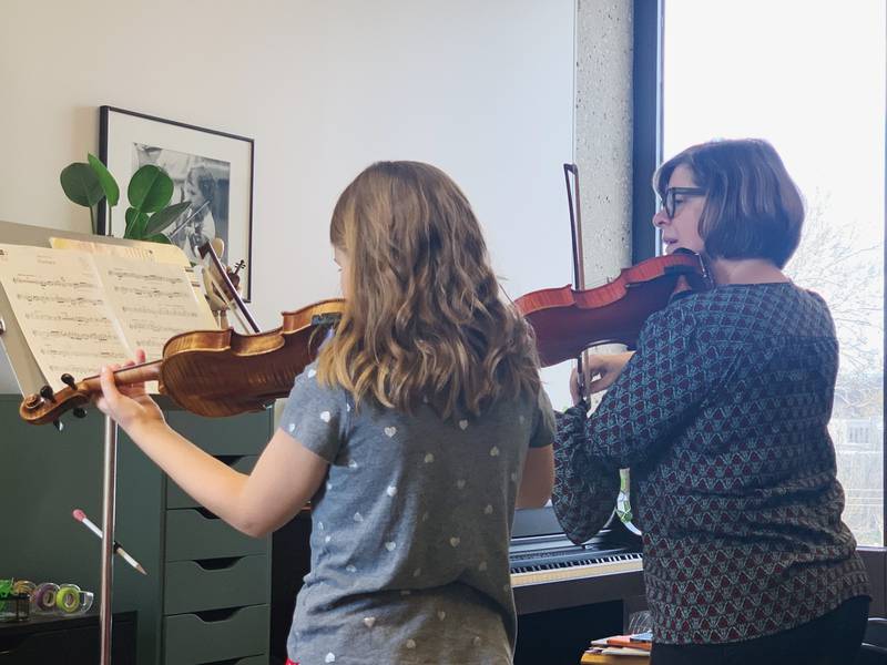 The Kishwaukee Symphony Orchestra recently awarded summer lesson scholarships to eight DeKalb and Sycamore students to provide private music instruction financial aid.