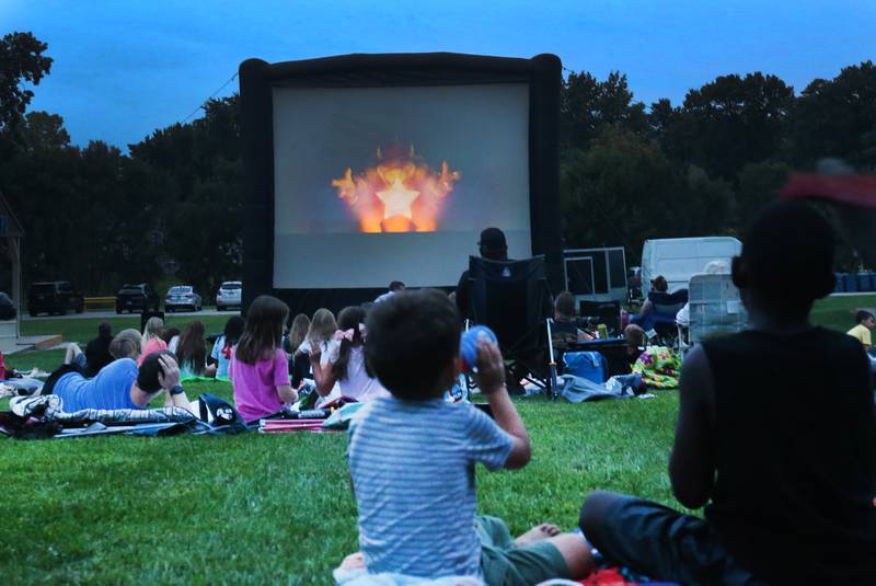 A good-sized crowd attended the “Movie in the Park” night on Friday, Aug. 15, 2025 at Centennial Park in Peru. The movie “Super Mario Bro’s was shown. The event was sponsored by Jessica Strauch State Farm, La Salle-Peru Township High School Foundation, Self Storage and P&D Sign Company!