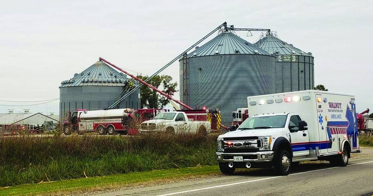 Grain bin fire Shaw Local