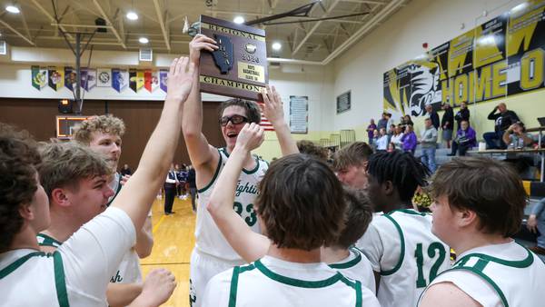 Photos: Bishop McNamara vs. El Paso-Gridley, Class 2A Herscher Regional championship boys basketball