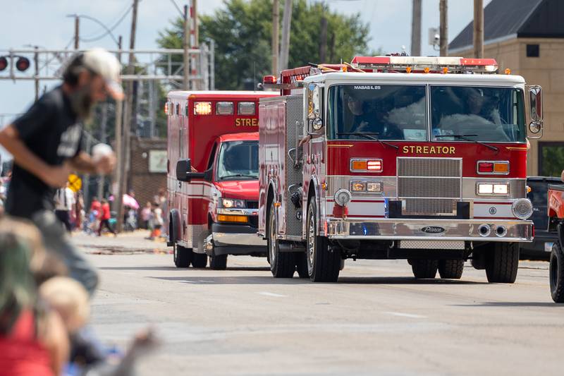 Families of Streator pack Main Street for the Labor Day Parade on Sunday, Aug 31, 2025 in Streator.