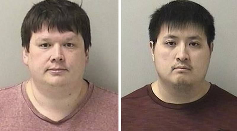 Anthony Edens (left) and Johnny Cheng (right), both of North Aurora, were both charged Oct. 16 with possessing child sex abuse images, Kane County State’s Attorney Jamie Mosser and Sheriff Ron Hain announced in a news release.