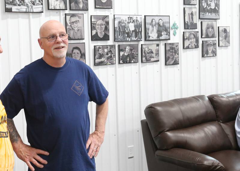 Jeff VanAutreve founder of Second Story Teen Center, looks around the room on Thursday, April 24, 2025 in Princeton. Donors were invited to see the new building. The center officially opens next Tuesday.