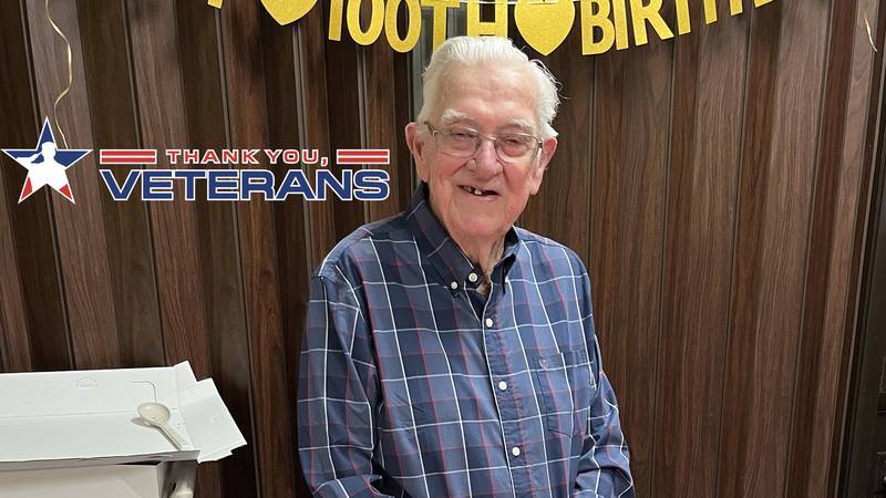 Kaneville’s Werdin celebrates 100 with an honor flight parade