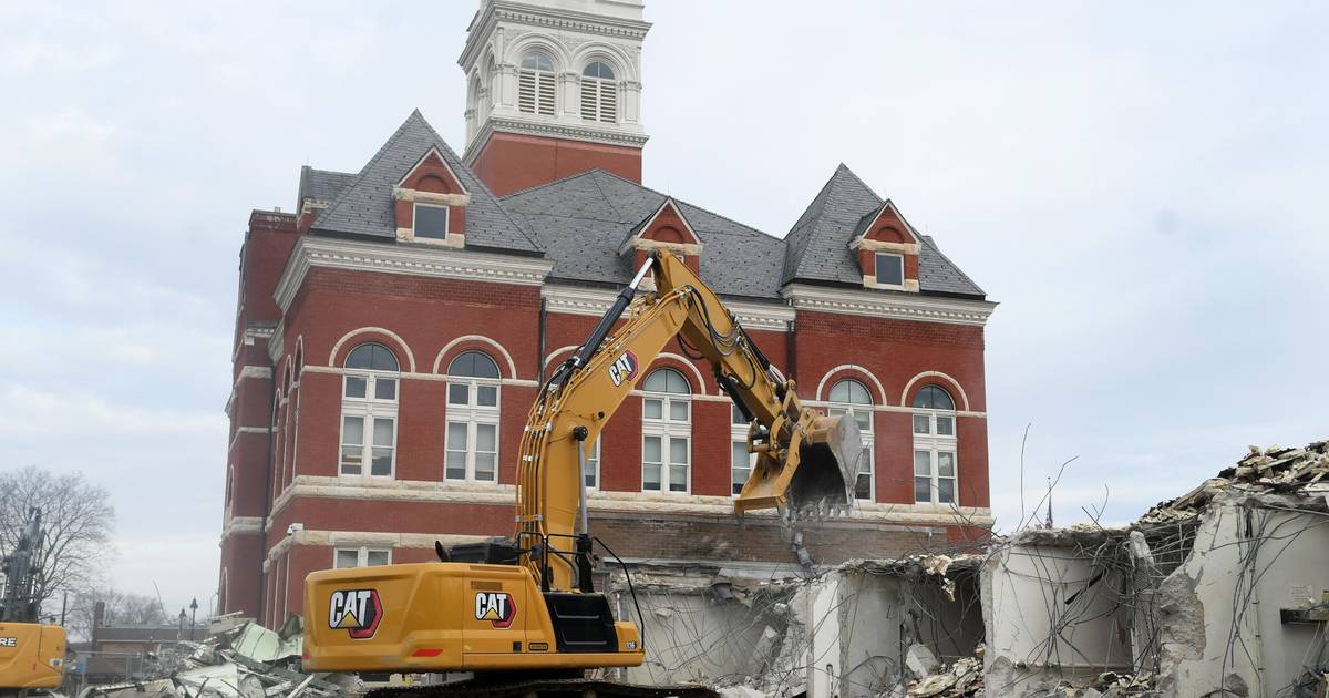 Old Ogle County Jail being demolished Shaw Local