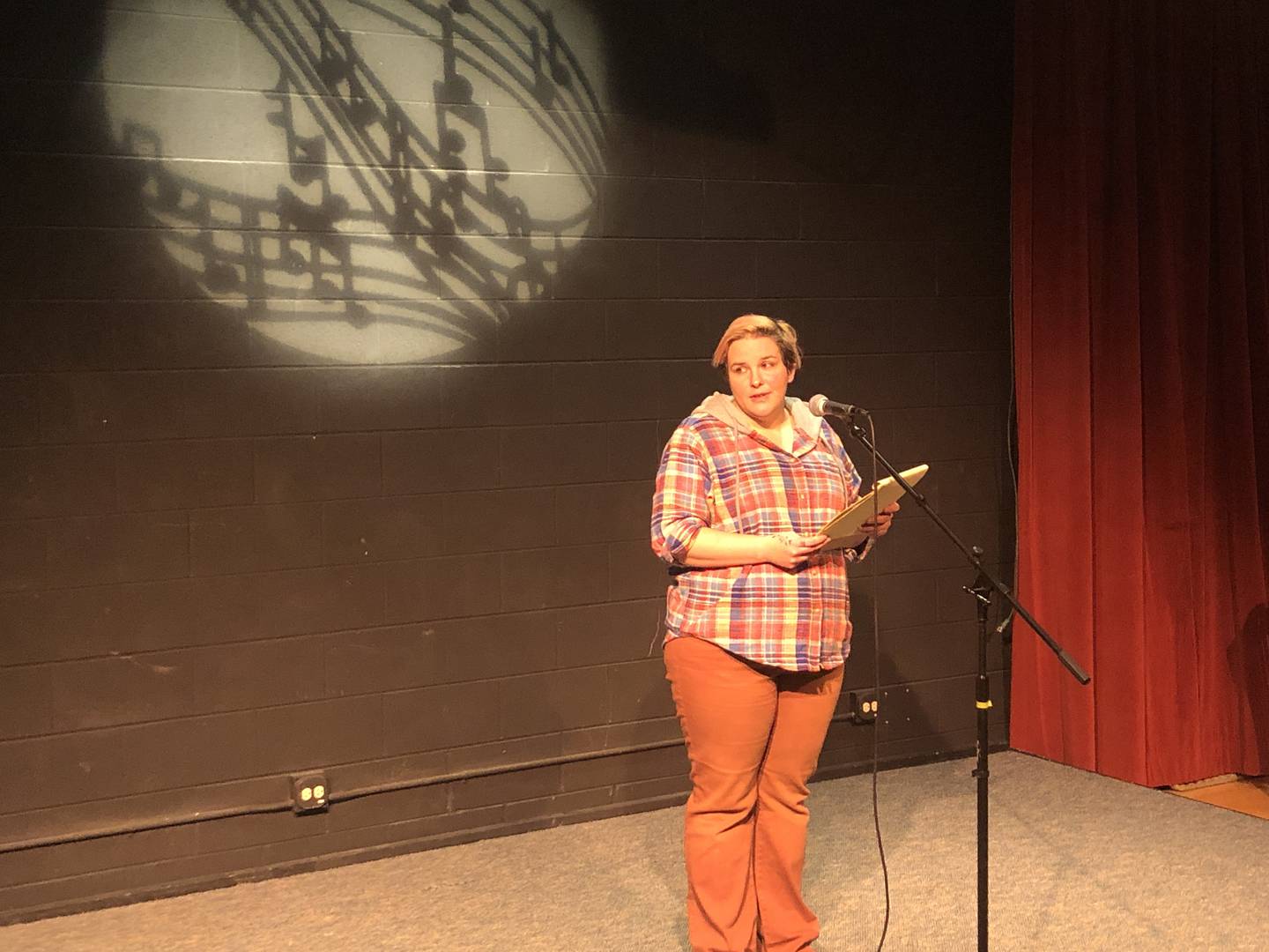 Cris Squires, president of Woodstock Pride, said 70 trans people died violently in the past year. The group held a vigil for those who died on Sunday, Nov. 20, 2022, in Woodstock.