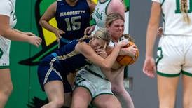Photos: Seneca vs. Marquette girls basketball in the Falcon-Irish Thanksgiving Tournament