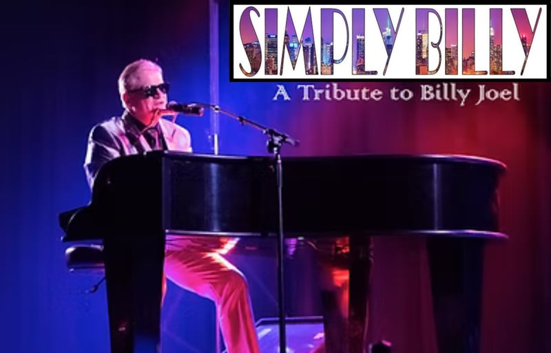 Simply Billy: A Tribute to Billy Joel comes to Raue Center for the Arts in downtown Crystal Lake Saturday, Aug. 23.