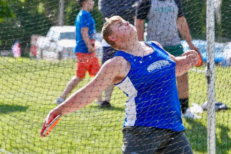 Grant Foes was the sectional discus champion at Geneseo