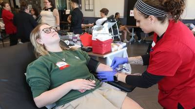 Photos: St. Bede teams up with Red Cross to host community blood drive