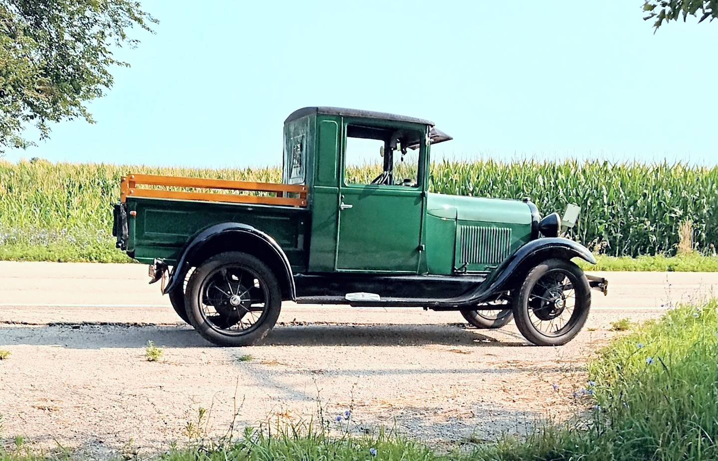 Photos by Rudy Host, Jr. - 1929 Ford Model A on Road