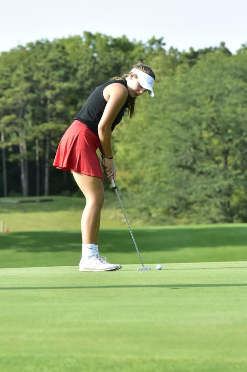 Erie-Prophetstown junior golfer Izzy Johnston