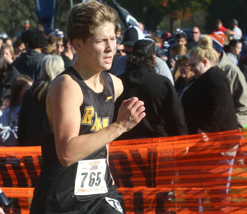 Riverdale's Adam Benoit competes in the Class 1A State Cross Country race on Saturday, Nov. 4, 2023 at Detweiller Park in Peoria.