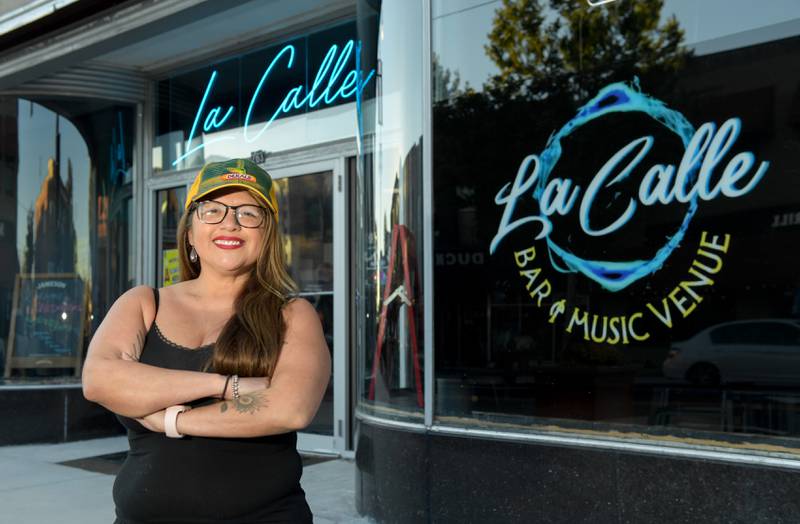 Yesenia Galindo is the owner of La Calle Bar & Music Venue in DeKalb.