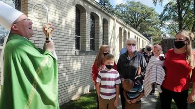 'I'm loving Central Illinois' Peoria's incoming bishop says on visit to Oglesby church