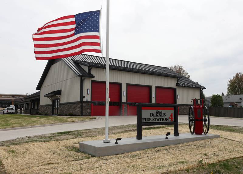 The newly opened DeKalb Fire Station No. 4 on South Malta Road near the Schnucks shopping center.