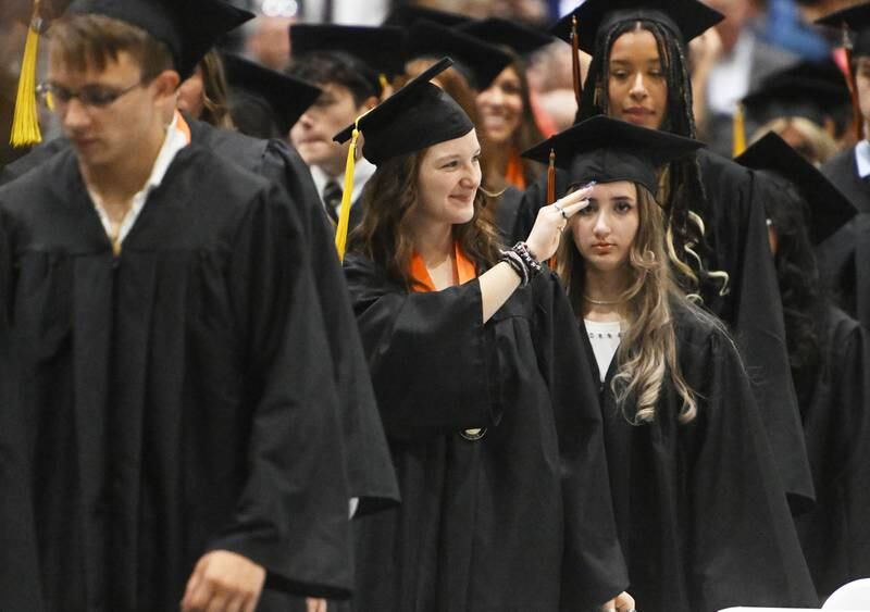 Wheaton Warrenville South High School held its graduation ceremony on Saturday, May 25, 2024 at the College of DuPage in Glen Ellyn.