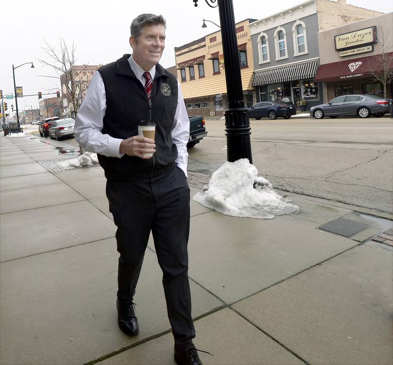 U.S. Congressman Darin LaHood visiting Streator Wednesday.