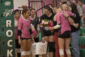 Photos: Rock Falls takes on North Boone in volleyball