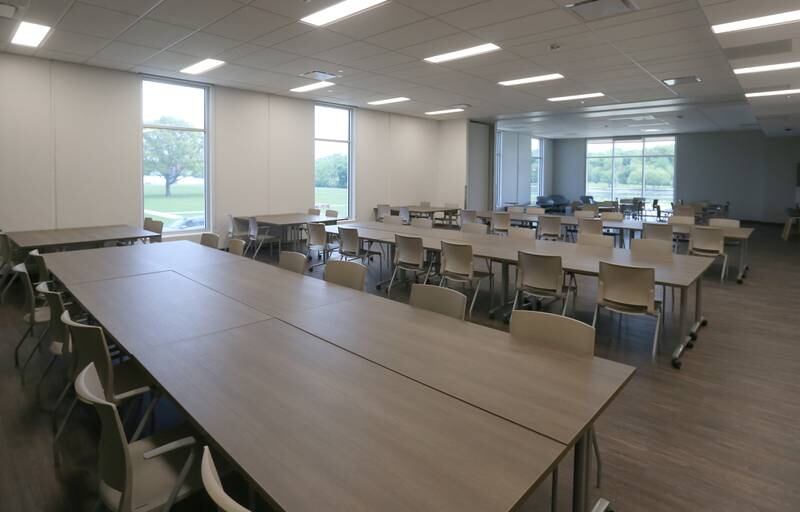 A view of the multi-purpose area inside the new YMCA on Monday, May 6, 2024 in Ottawa.