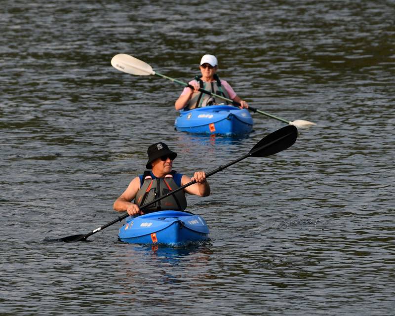 Wake up with a recreational kayak program during the Forest Preserve’s Rise and Shine Paddle on Aug. 22 at Monee Reservoir.