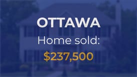 Single-family home sells for $237,500 in Ottawa