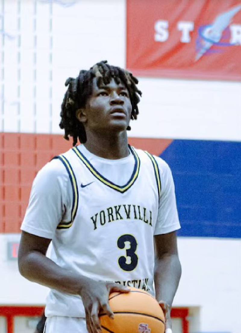 Yorkville Christian junior guard Jayden Riley