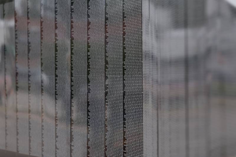 The Vietnam Moving Wall makes a stop in Manhattan on Saturday, July 1st, 2023.