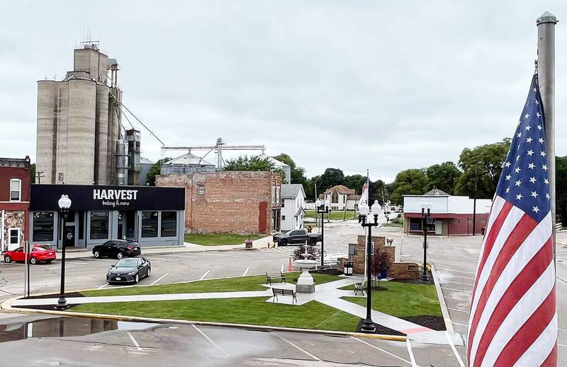 The reconstruction of Margaret Park – the downtown triangle – was done as a joint effort between the village and Revitalize Erie in 2022, and completed in time for Erie’s sesquicentennial celebrations that August.