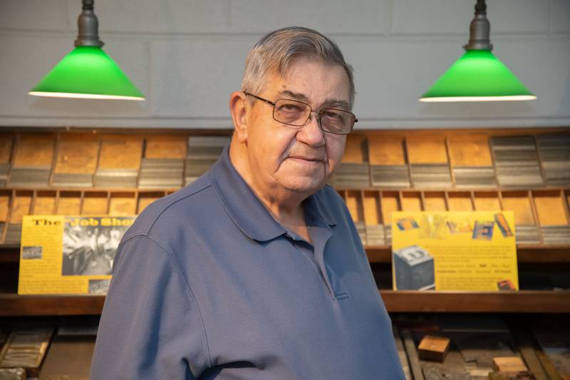 Jack Klasey poses for a portrait at the Kankakee County Museum on Jan. 8, 2021.