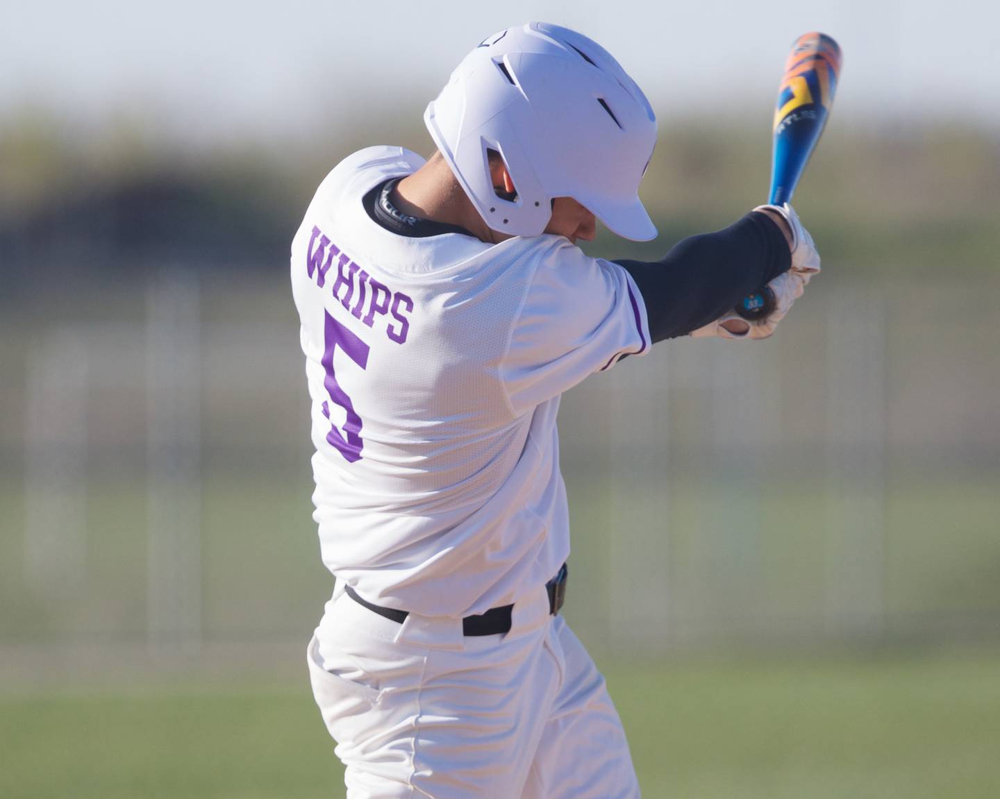 Hampshire's Jaryd Vence looks for a hit against Cary Grove on Wednesday, April24,2024 in Hampshire.