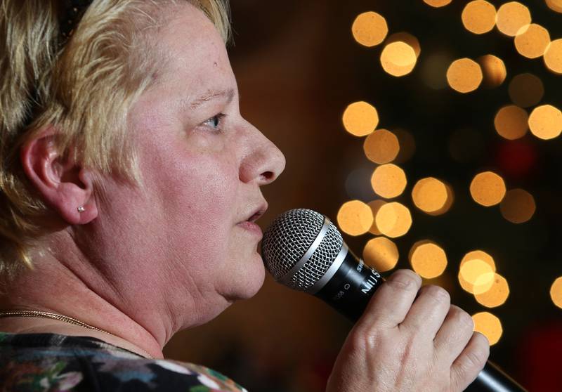 The late Cindy Graves of the DeKalb County Health Department talks during a panel discussion on the opioid epidemic on Tuesday, Dec. 5, 2017 at Fatty's Pub & Grille in DeKalb. Graves died at Kishwaukee Hospital in DeKalb on May 22, 2022 after a short illness.