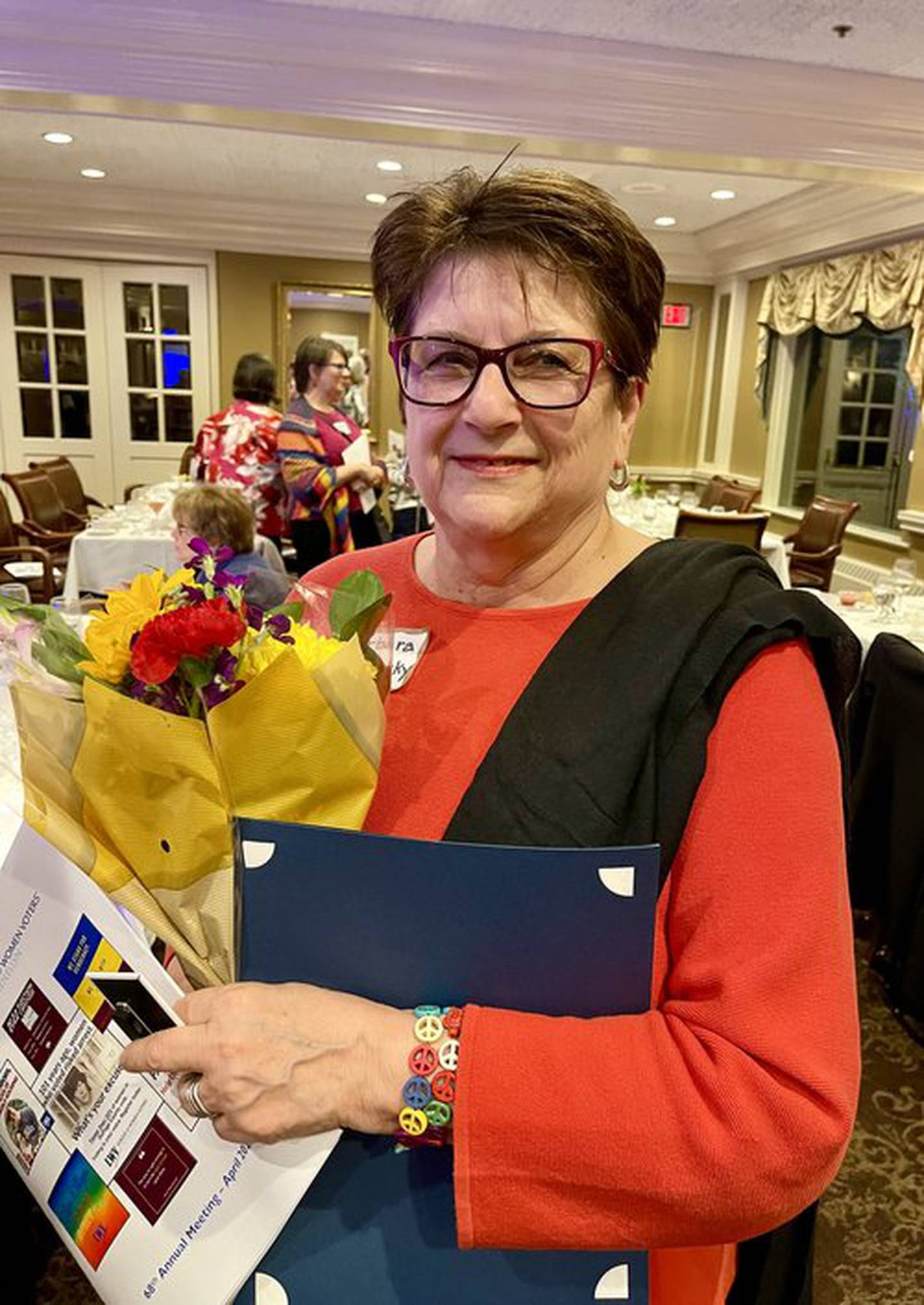 Barbara Kwaitkowsky, LWVGE OutstandingNew League Member Service award