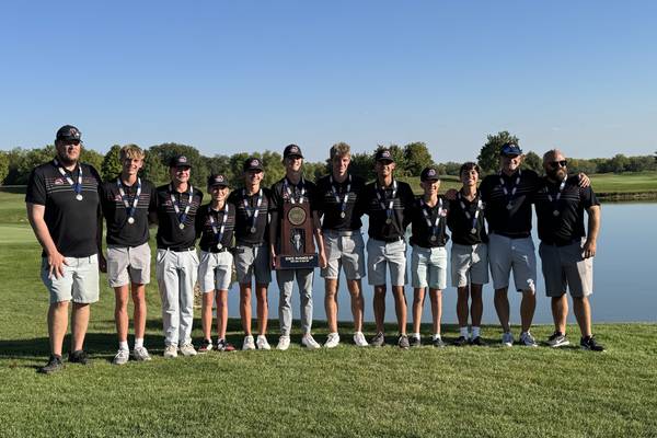 Fulton boys golf repeats as state runner-up in Class 1A