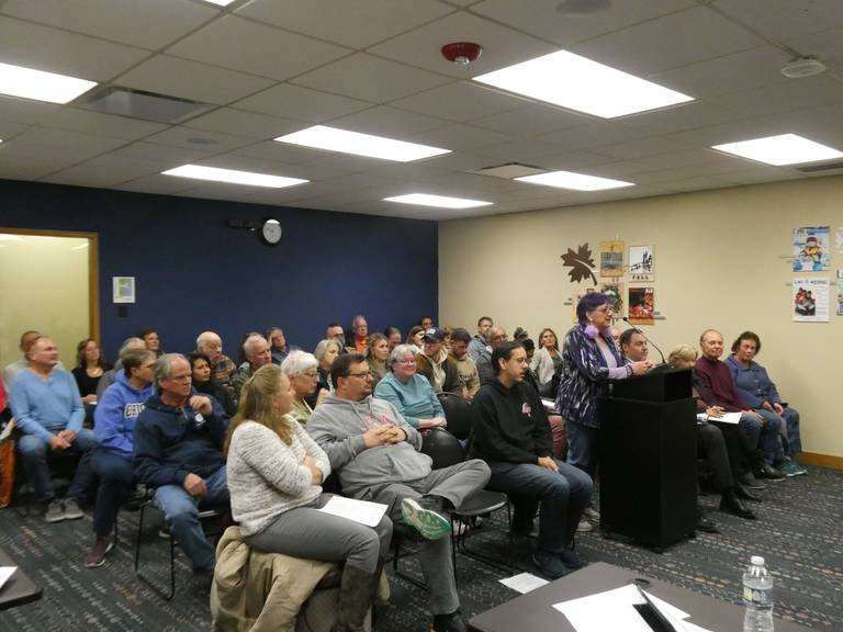 Dozens of community members petitioned the Crystal Lake Park District during their meeting on Thursday, Nov. 17, 2022, to look into purchasing the Northwestern Medicine gym due to close at the end of the year.